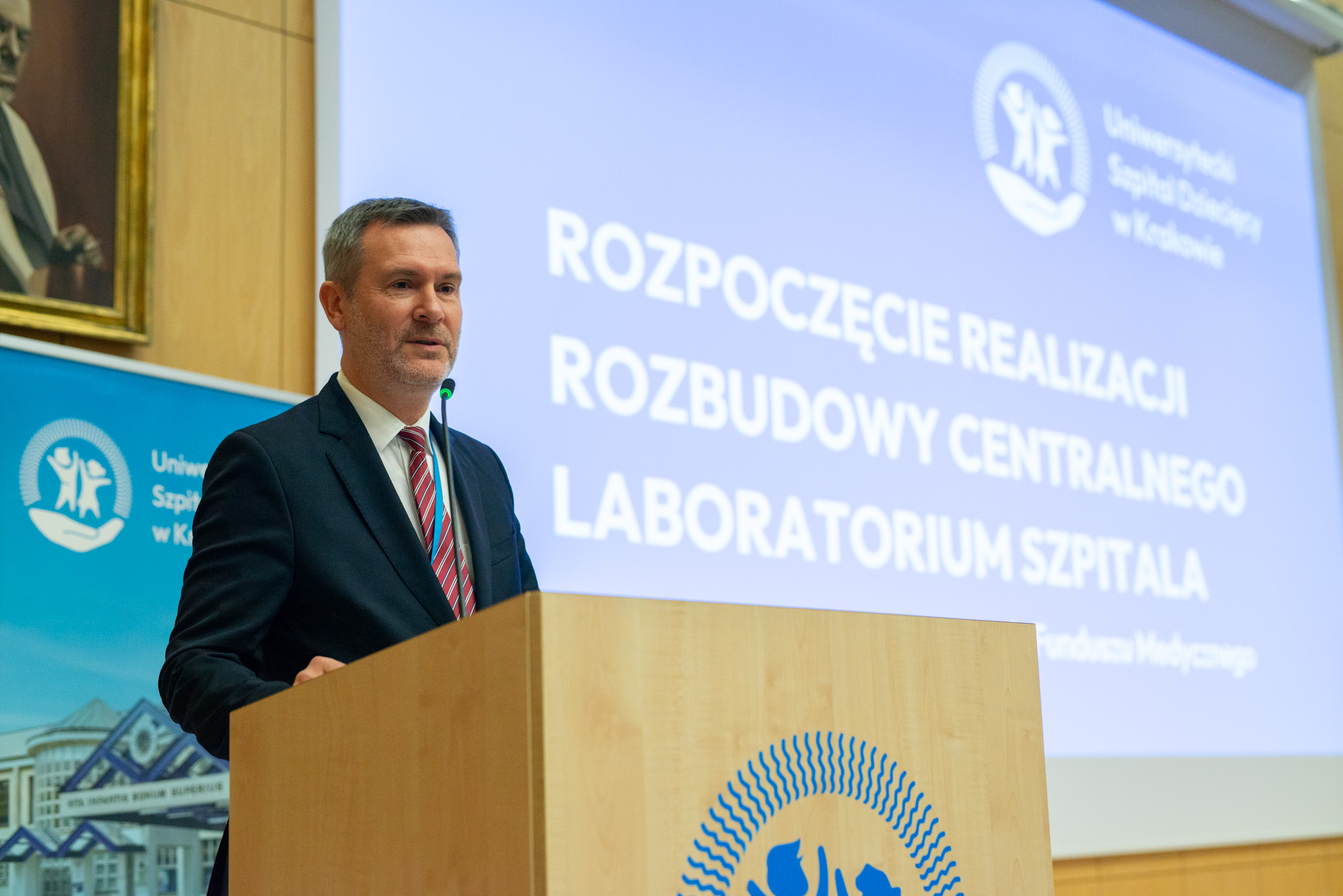 We signed a contract for the reconstruction and expansion of the Hospital's Central Laboratory